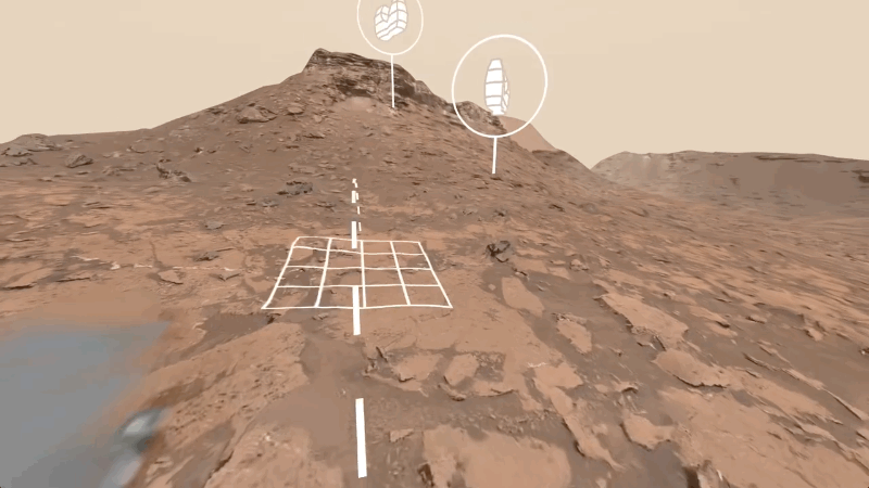 video of mars as seen through virtual reality